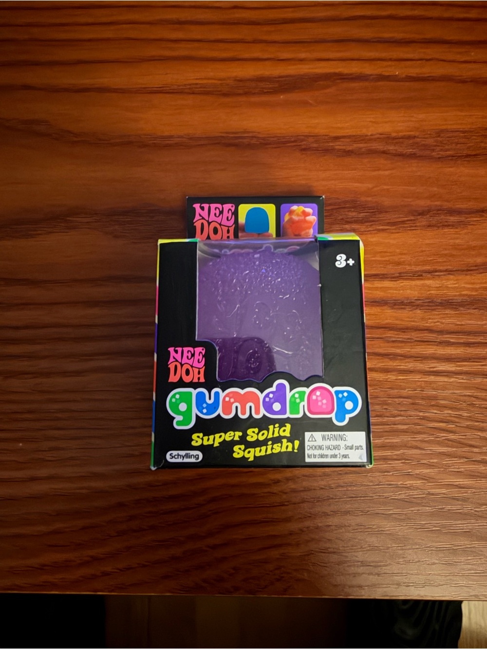 NeeDoh Gumdrop Super Solid Squish purple